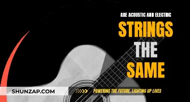 Strings for Acoustic and Electric Guitars: Are They Interchangeable?