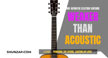 Electric-Acoustic Guitars: Weaker or Stronger Than Acoustic?