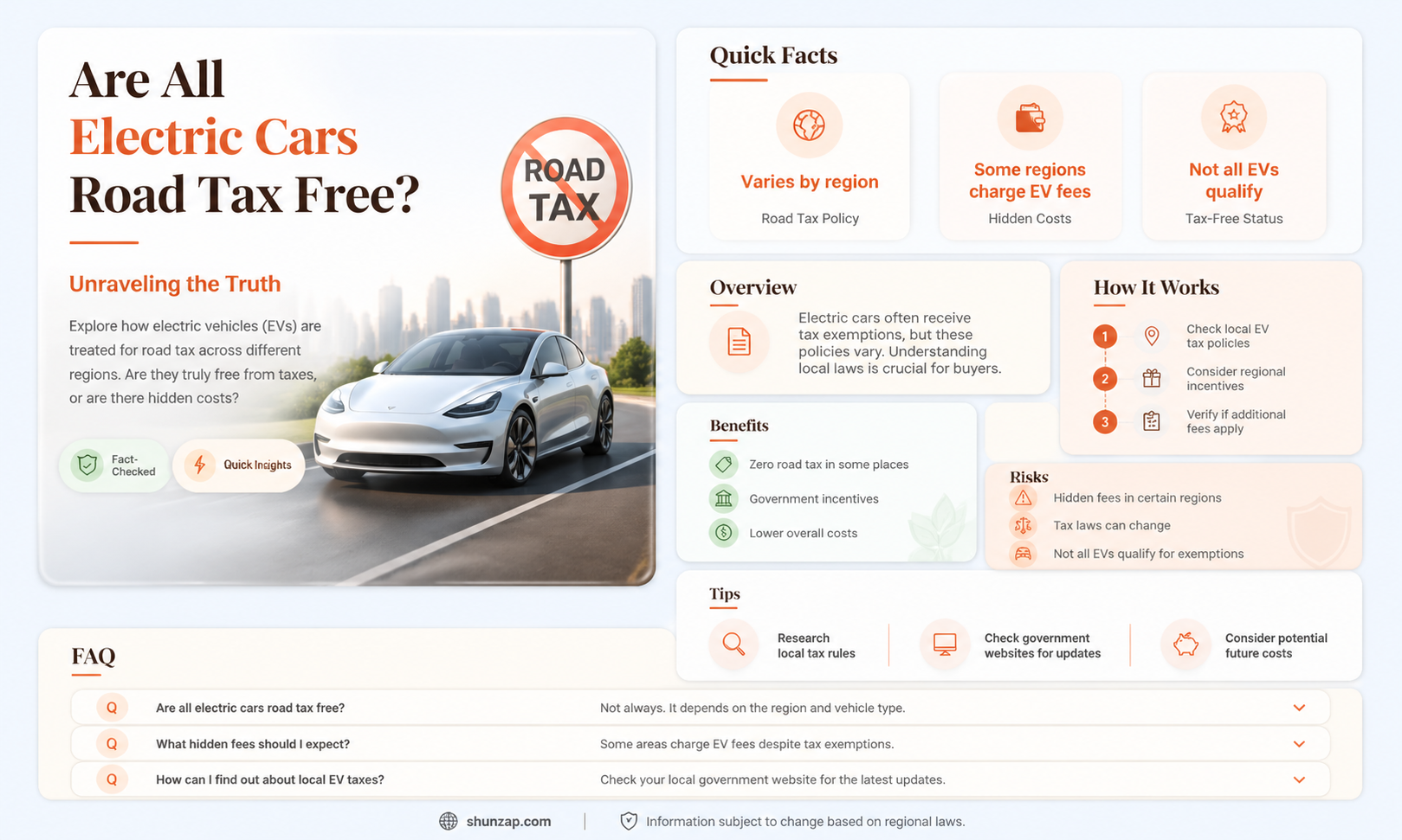 are all electric cars road tax free