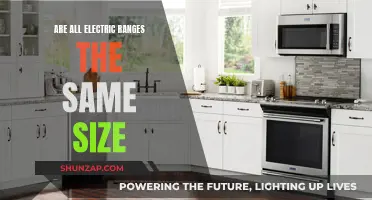 Electric Range Sizes: Are They All Standard?