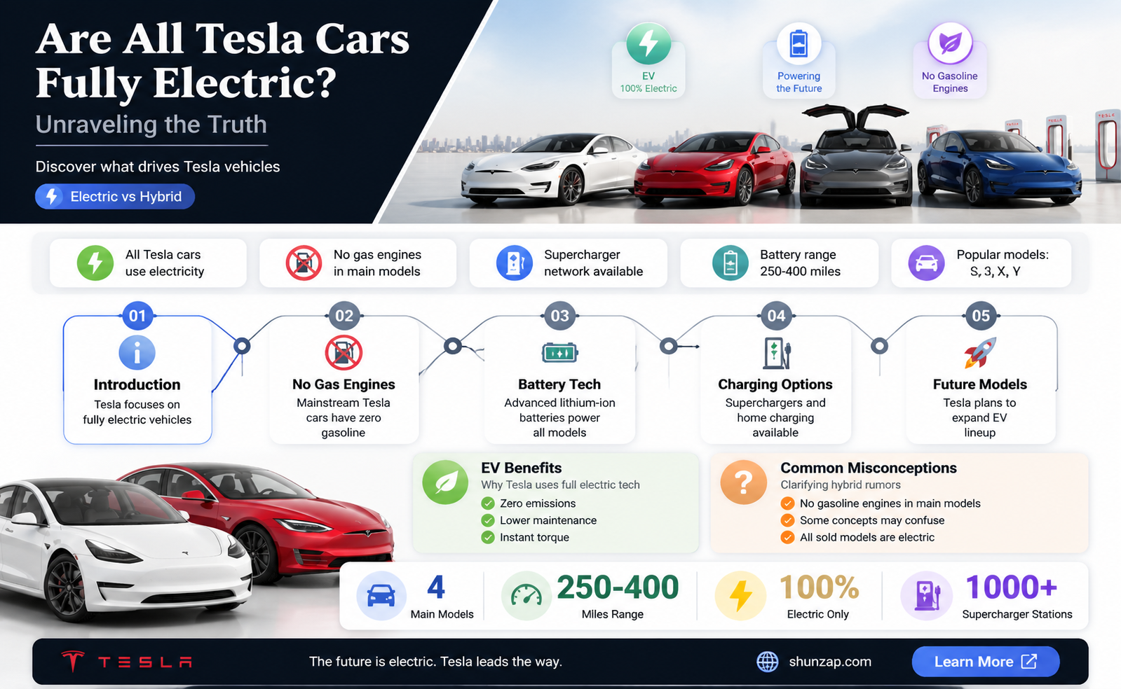 are all tesla cars 100 electric