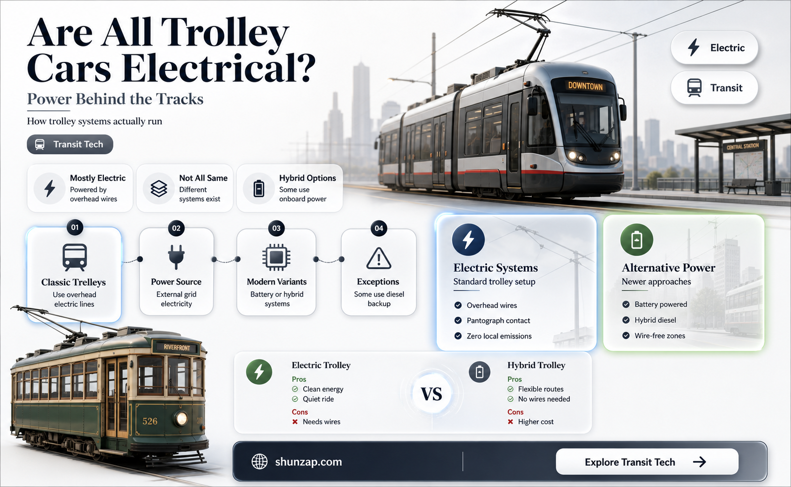 are all trolley cars electrical