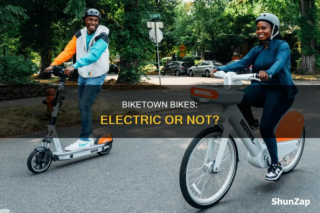 are biketown bikes electric