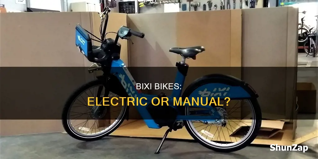 are bixi bikes electric