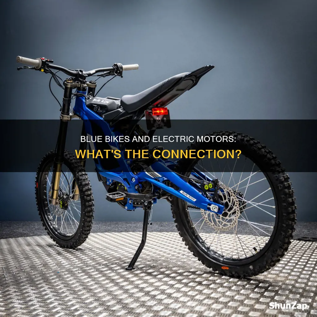 are blue bikes electric