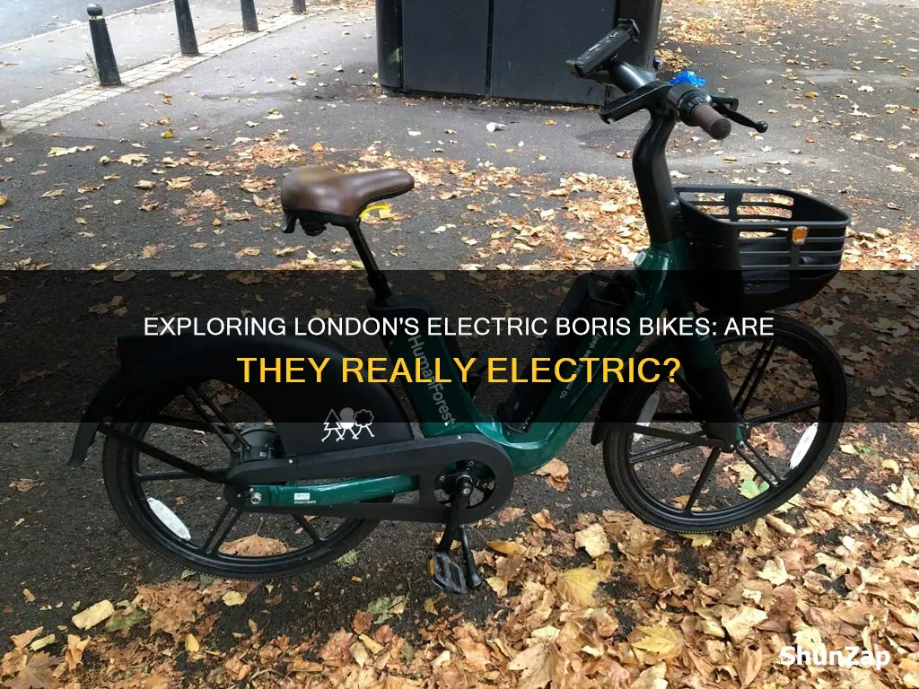 are boris bikes electric