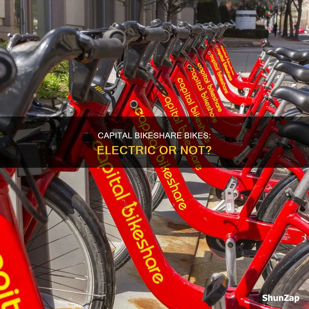 are capital bikeshare bikes electric