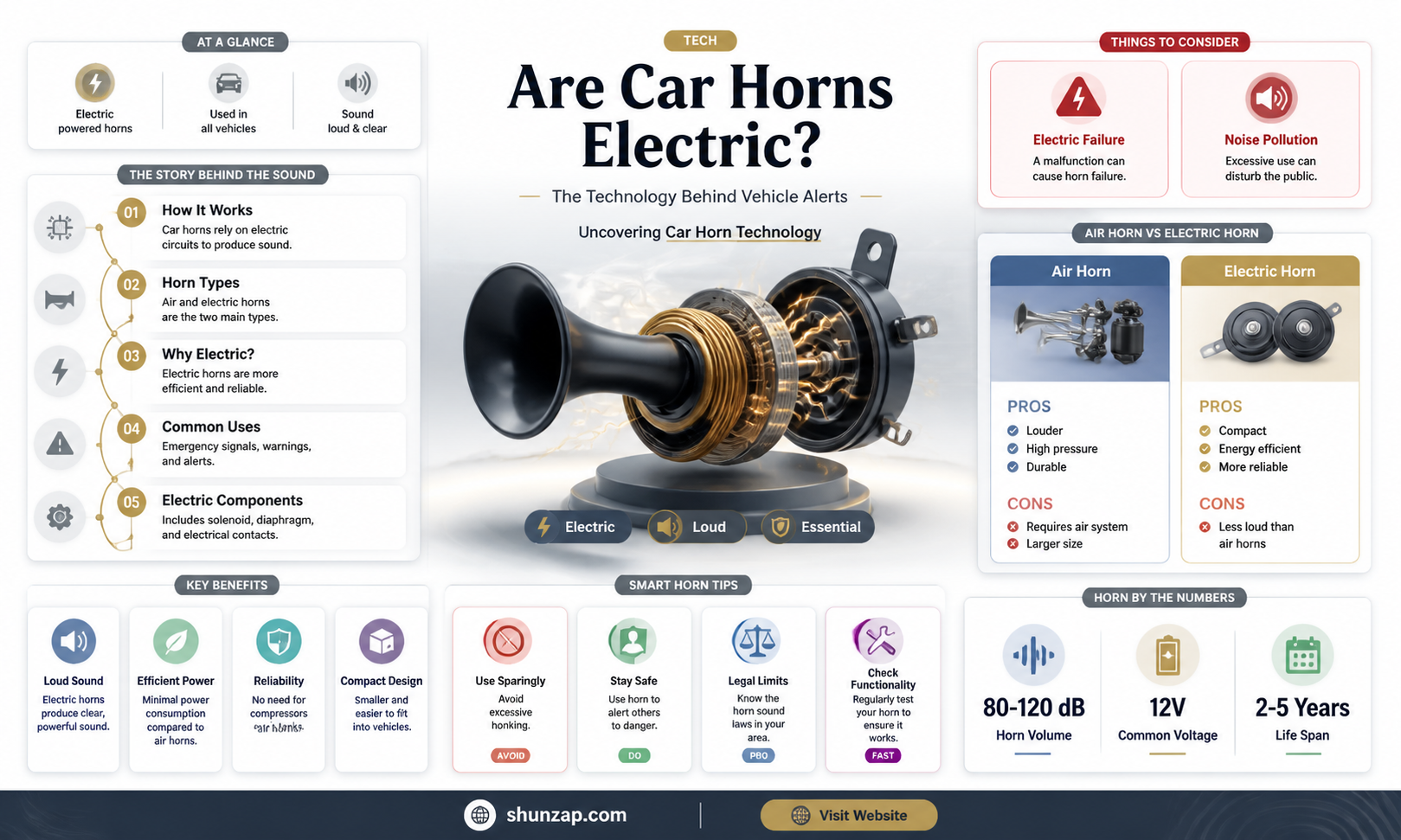 are car horns electric