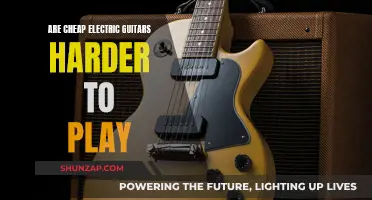 Electric Guitar Buying: Cheap Guitars Harder to Play?