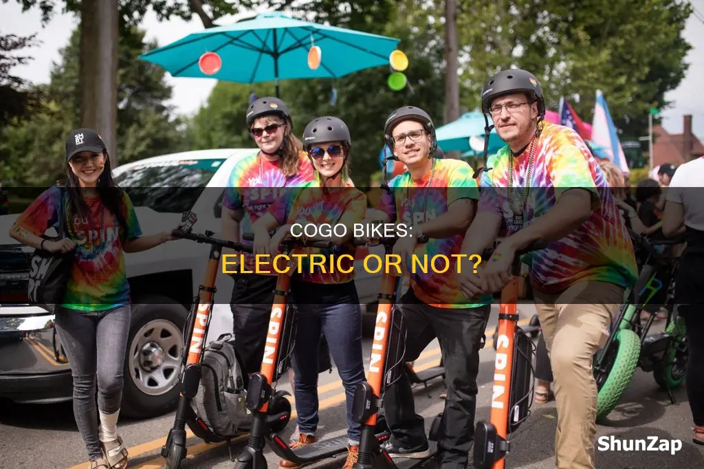 are cogo bikes electric