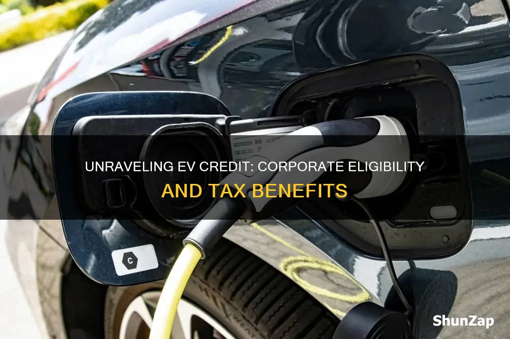 are corporations eligible for electric vehicle credit