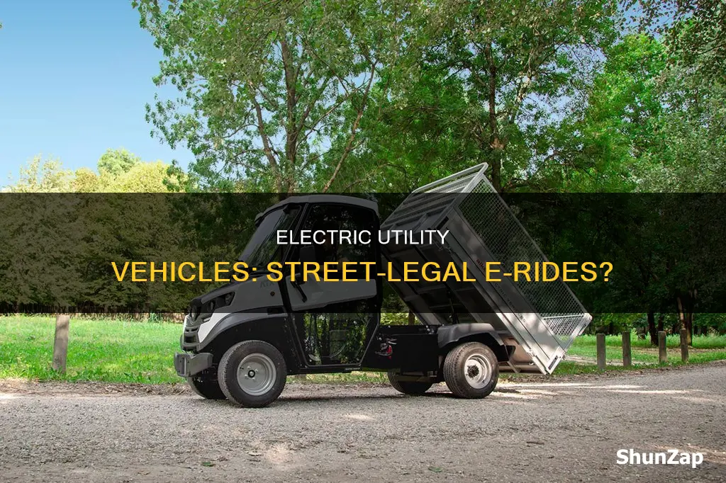 are e ride electric utility vehicles street legal