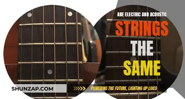 Electric vs Acoustic Guitar Strings: What's the Difference?