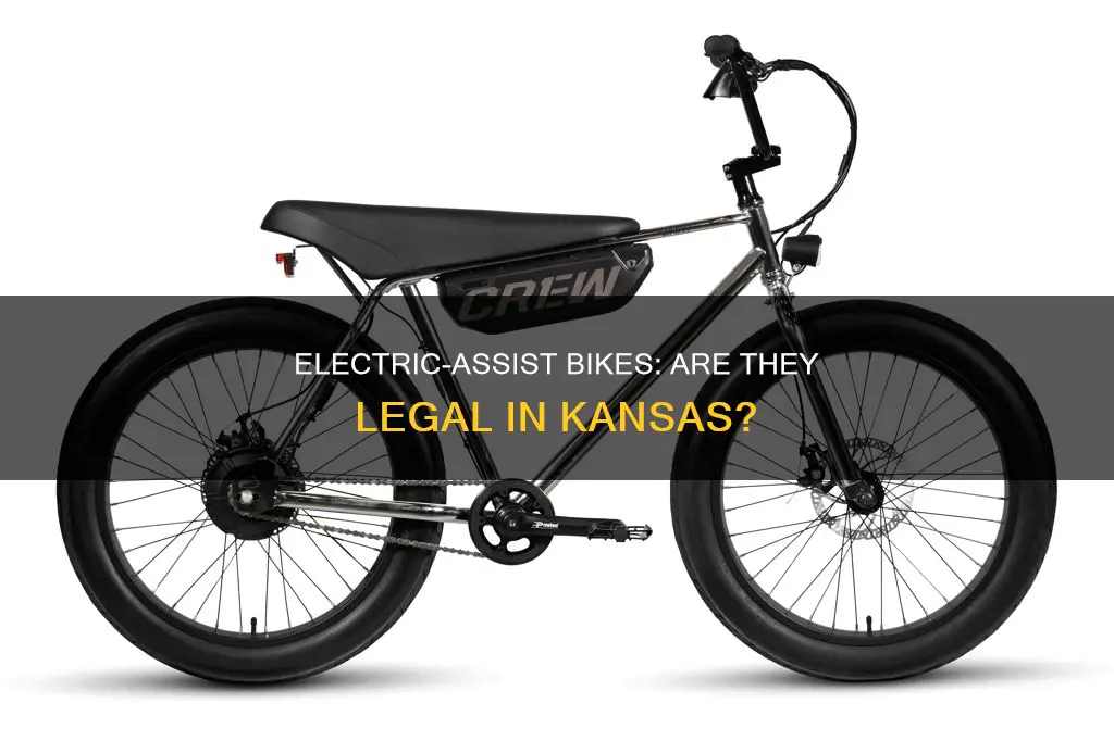 are electric-assist bikes legal kansas