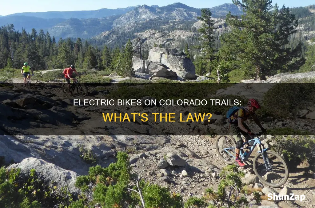 are electric bikes allowed on colorado state park trails