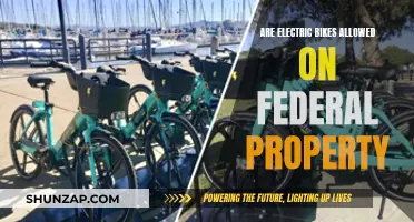 Electric Bike Usage: Federal Property Regulations and Rules