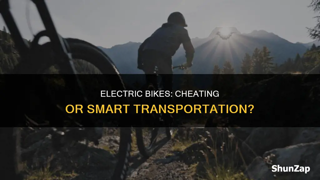 are electric bikes cheating