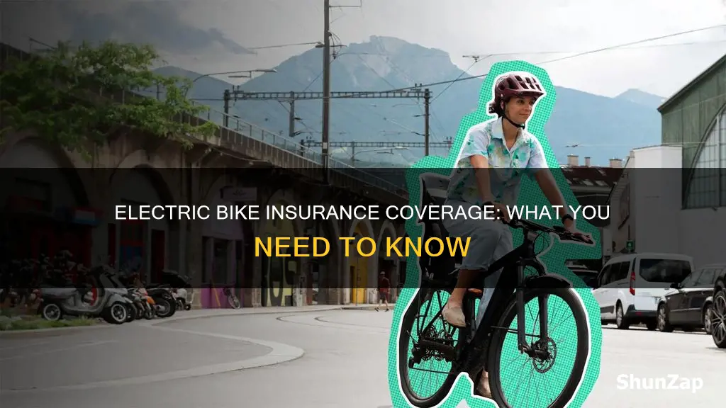 are electric bikes covered by insurance