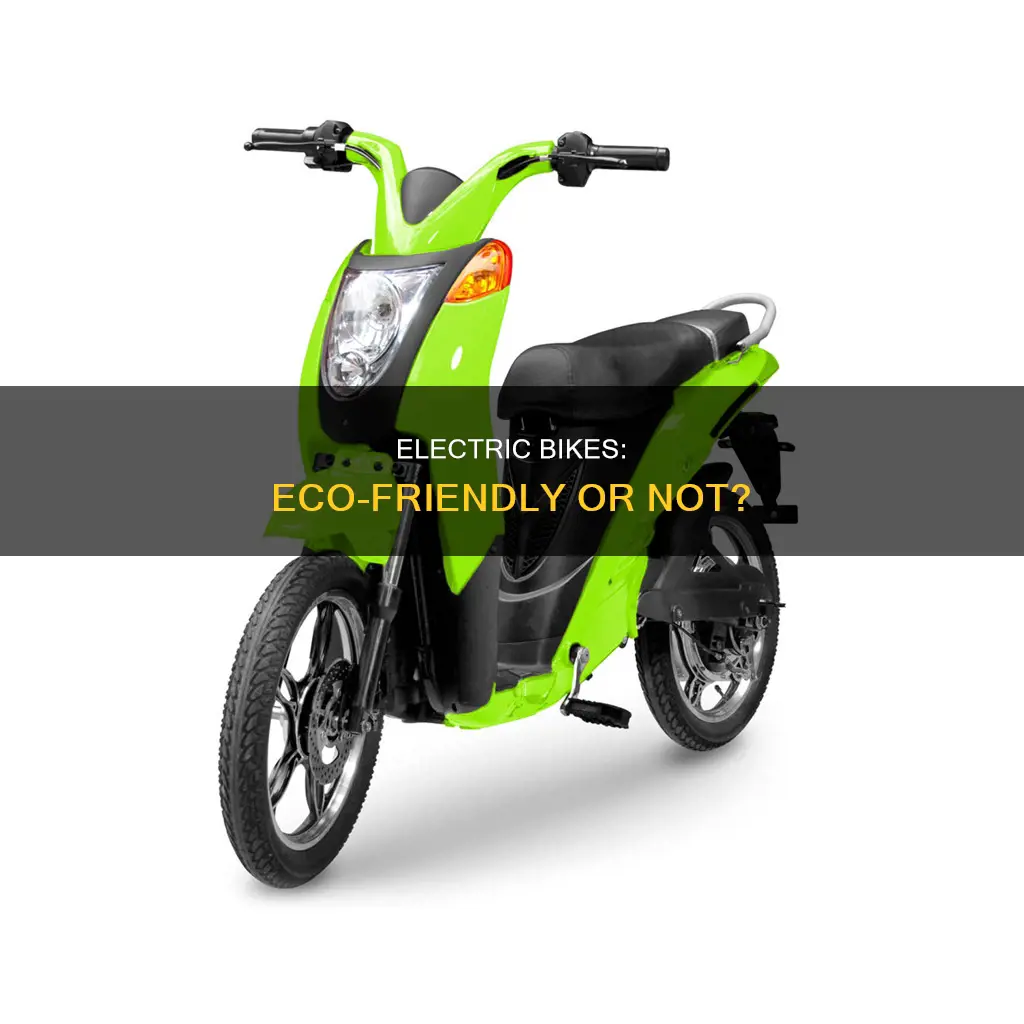 are electric bikes eco friendly