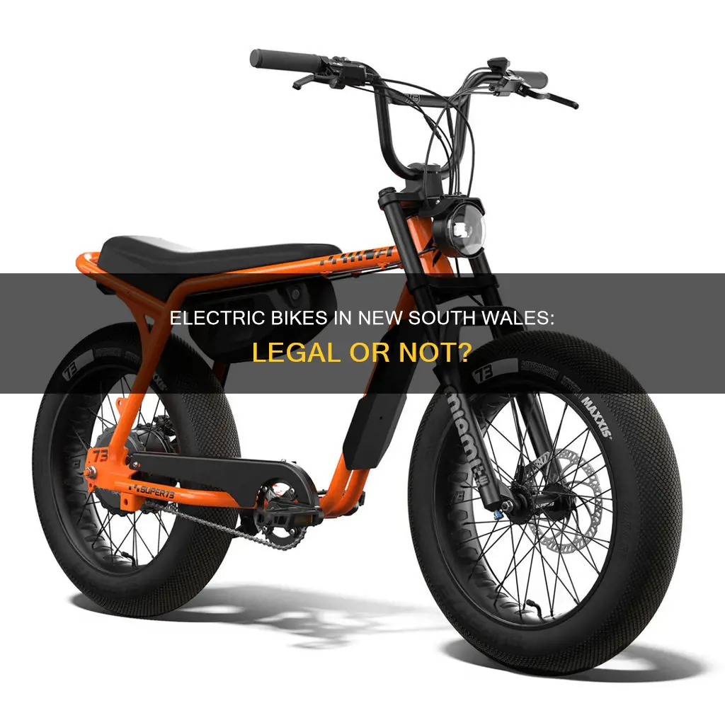 are electric bikes illegal in new south wales