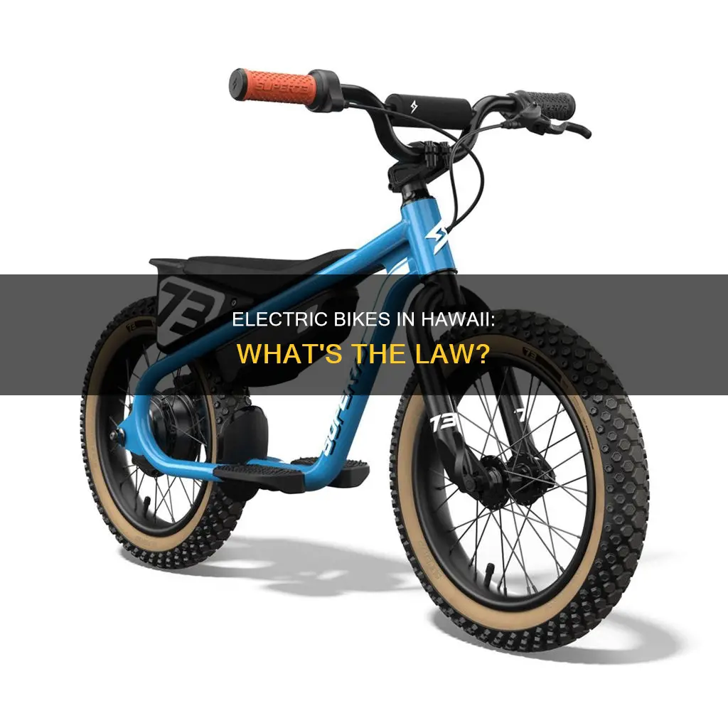 are electric bikes legal in hawaii