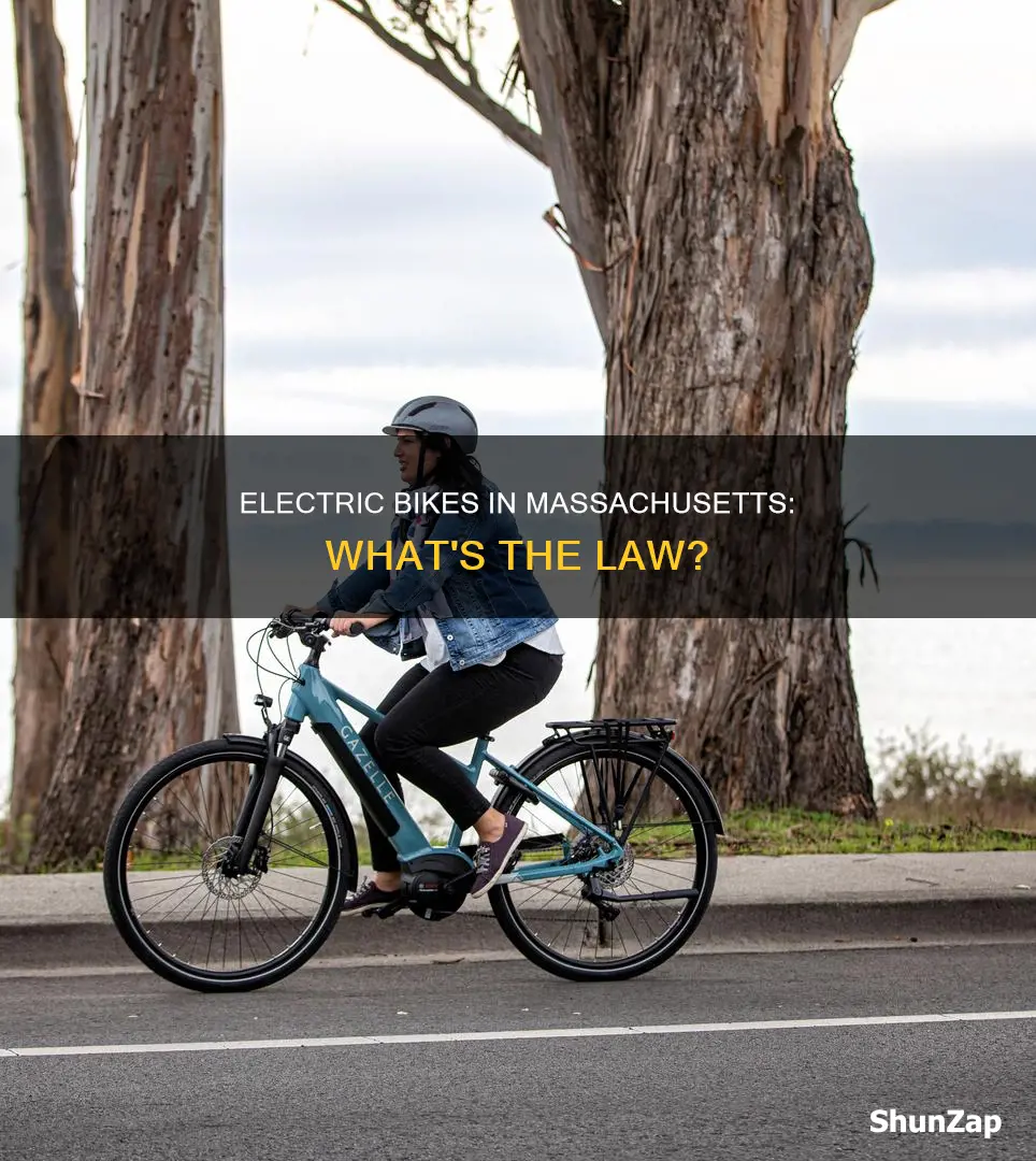 are electric bikes legal in massachusetts