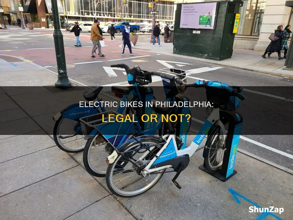 are electric bikes legal in philadelphia