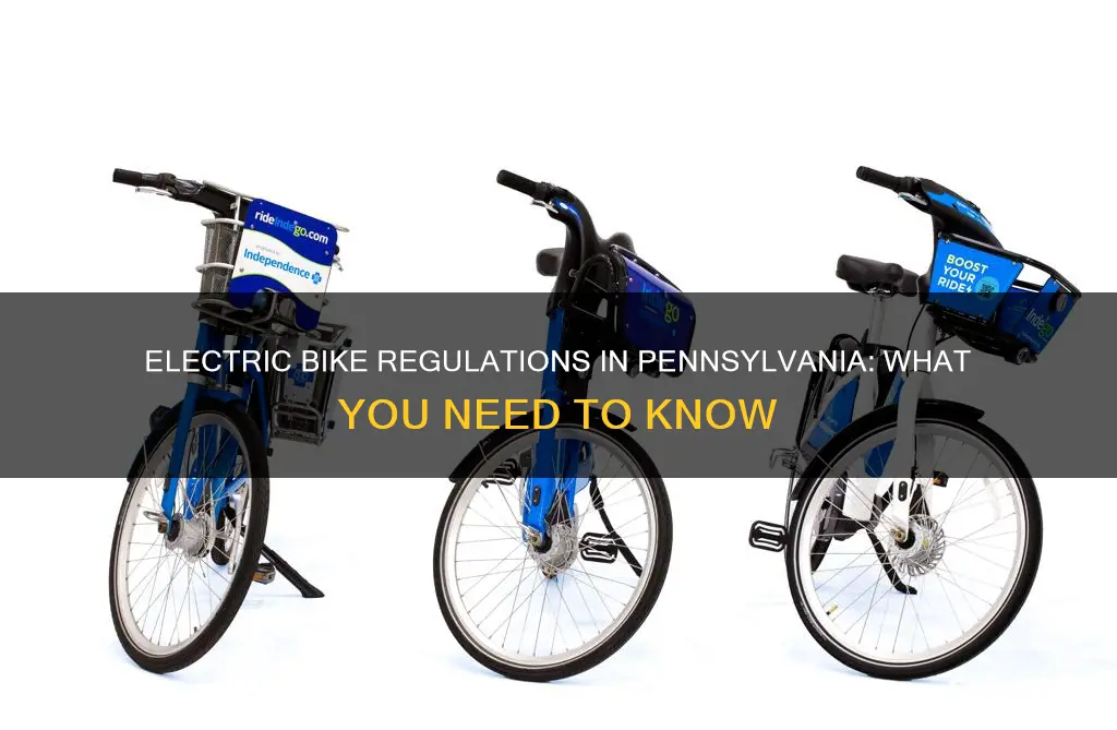 are electric bikes regulated in pennsylvania