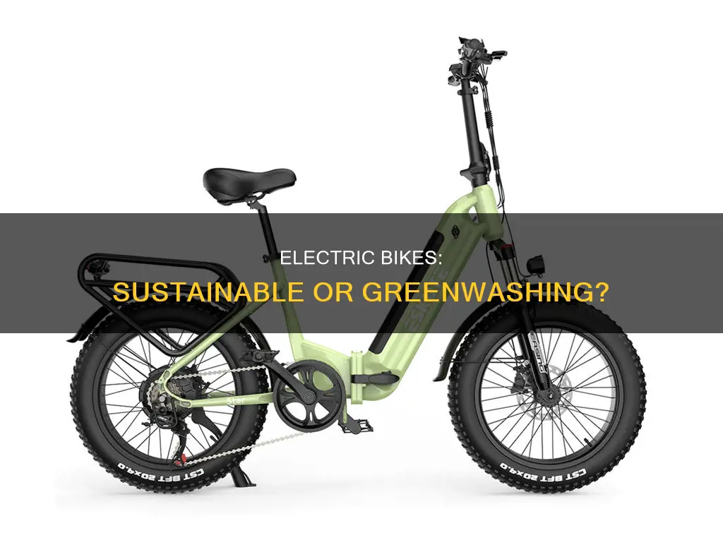 are electric bikes sustainable