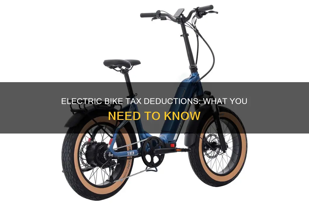 are electric bikes tax deductible