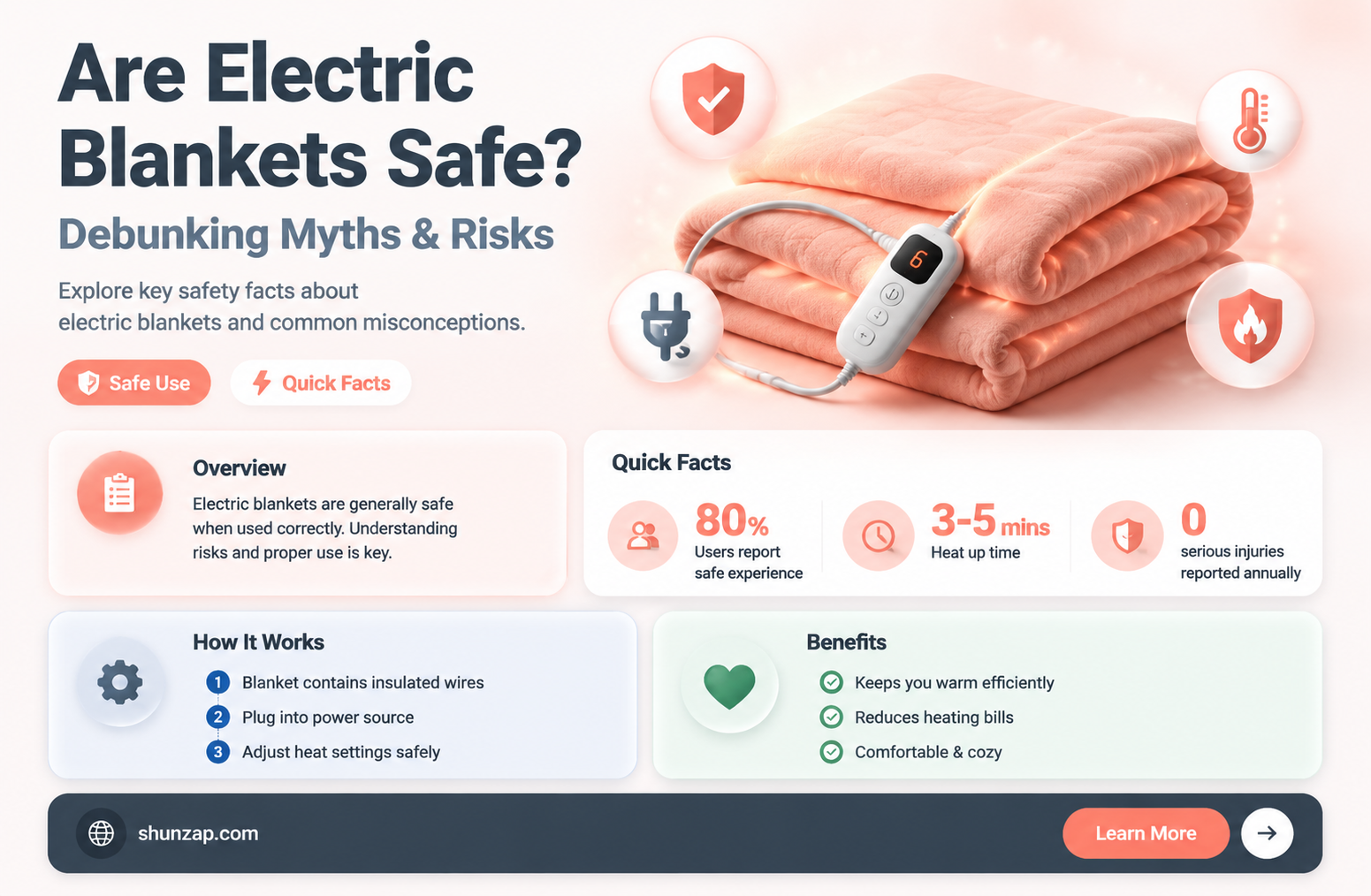 are electric blankets dangerous to use