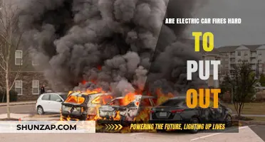 Electric Car Fires: Challenges in Extinguishing and Safety Concerns