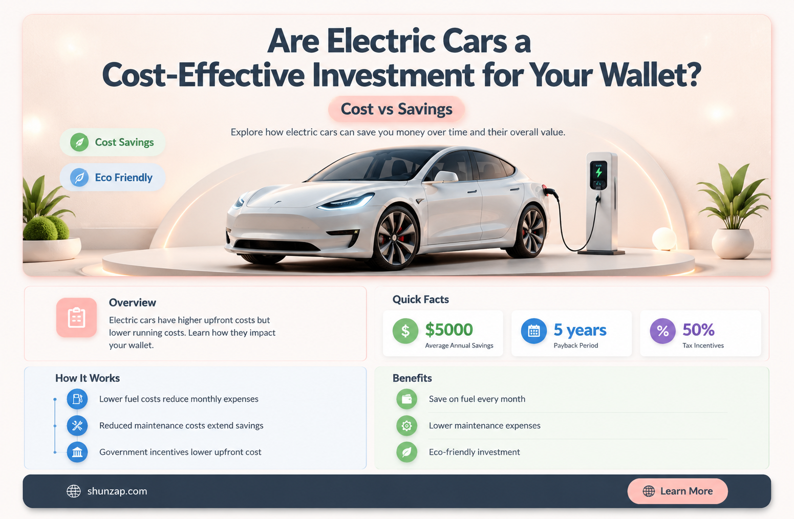 are electric cars money