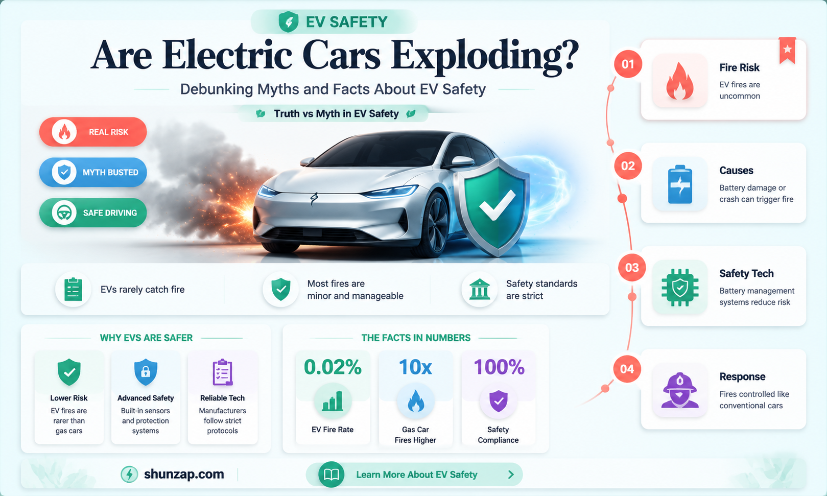 are electric cars blowing up
