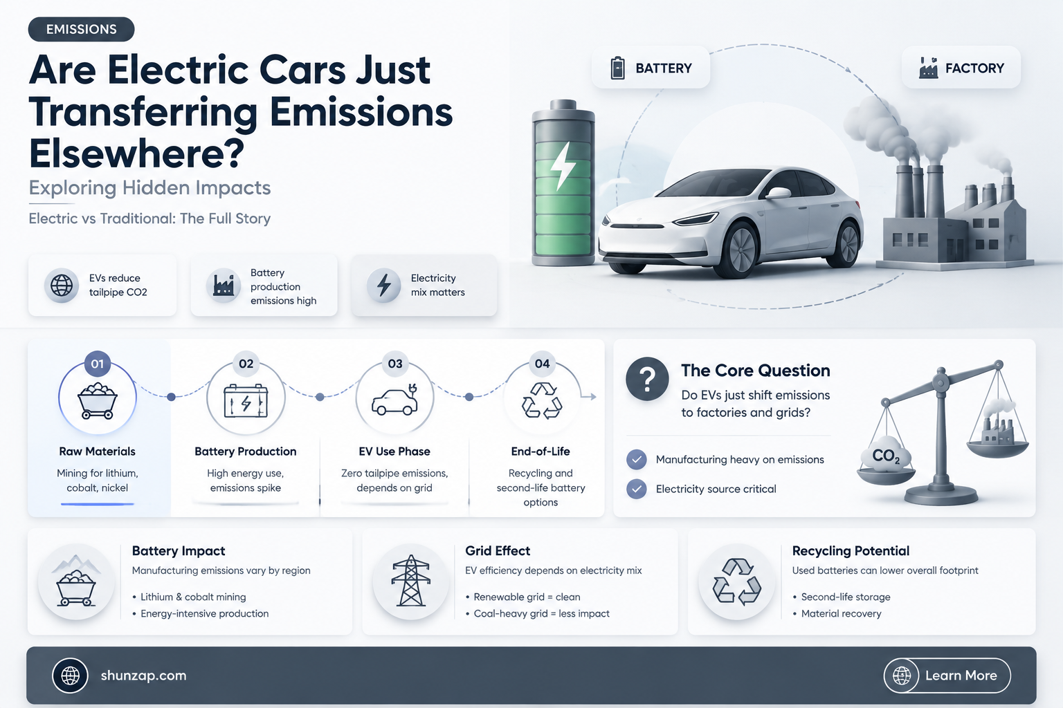 are electric cars just transferring