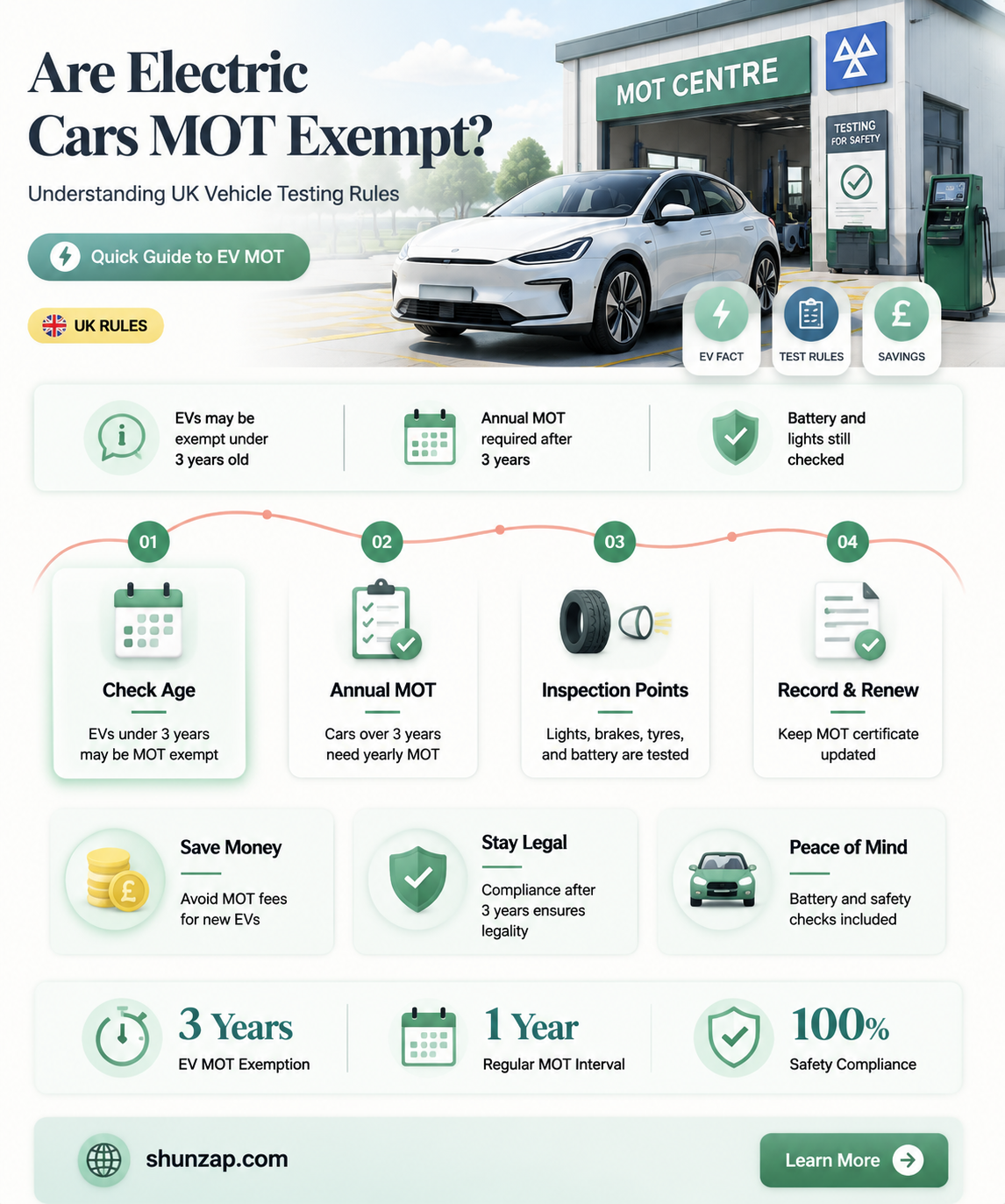 are electric cars mot exempt