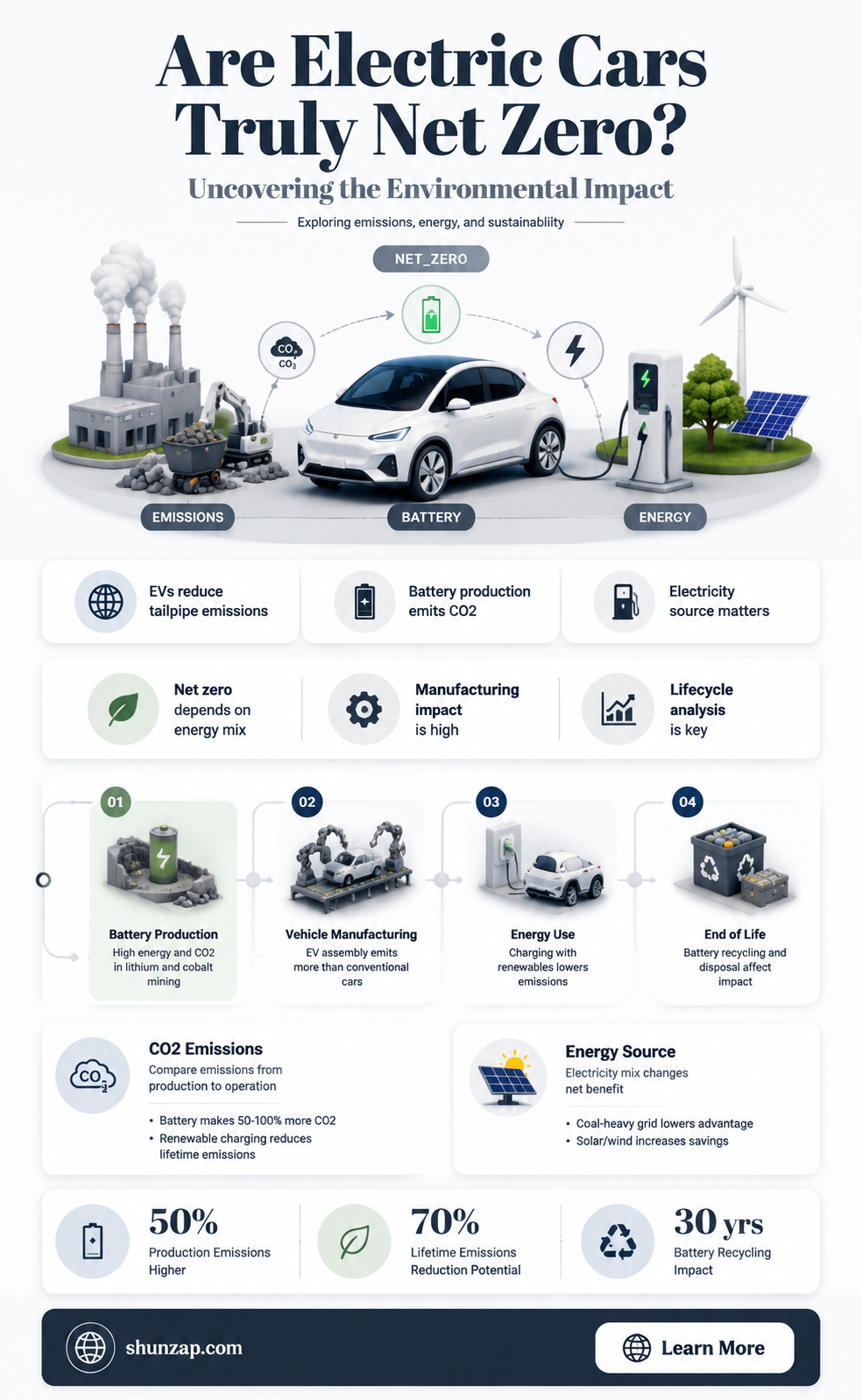 are electric cars net zero