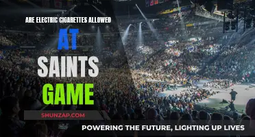 Saints Games: Electric Cigarettes Allowed or Not?