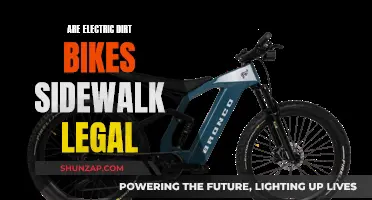 Electric Dirt Bikes: Can You Ride Them on Sidewalks?