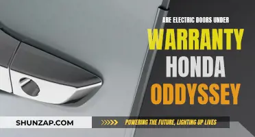 Warranty Coverage for Electric Doors in Honda Odyssey