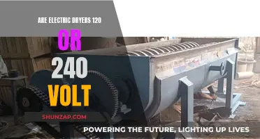 What Voltage Do Electric Dryers Use? 120 or 240 Volts?
