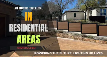 Electric Fences in Residential Areas: Are They Legal?