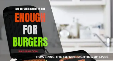 Electric Griddles: Hot Enough for Burgers?