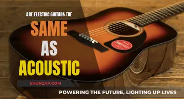 Electric vs Acoustic Guitars: What's the Difference?