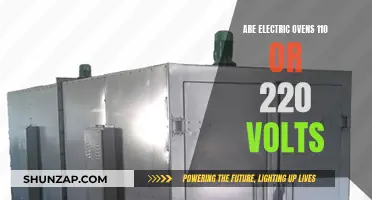 Voltage Requirements for Electric Ovens: 110 or 220 Volts?