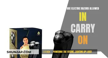 Electric Razors: Carry-On Allowed?