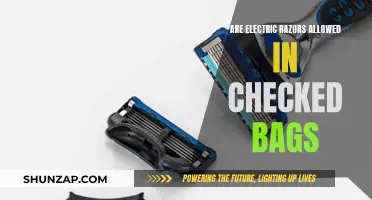 Electric Razors: Checked Bags Safety