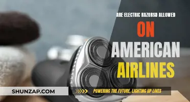 Electric Razors: American Airlines' Policy Explained