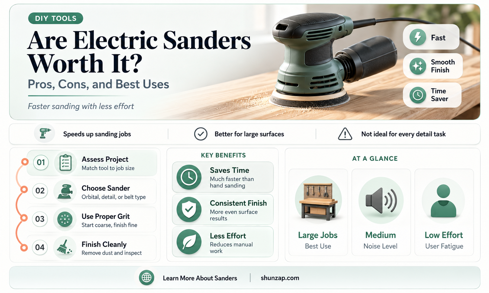 are electric sanders good to use