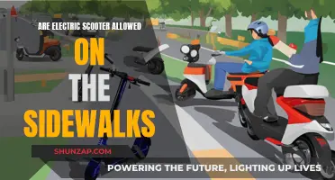 Electric Scooter Sidewalk Use: Is It Legal?
